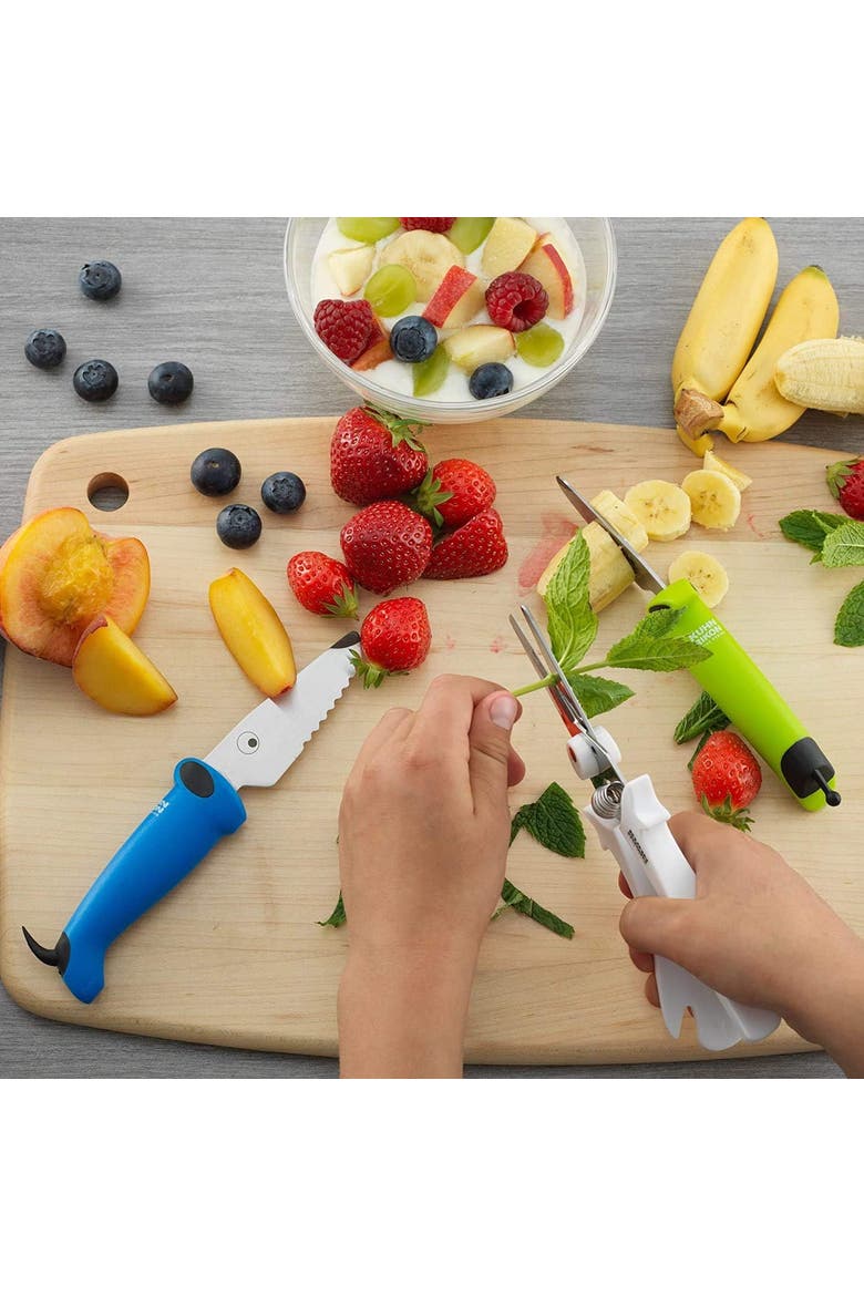Kinder Kitchen Essential Knife Set, Blue/Green, Alternate, color, Blue