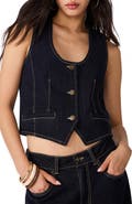 Steve Madden Fontana Denim Vest