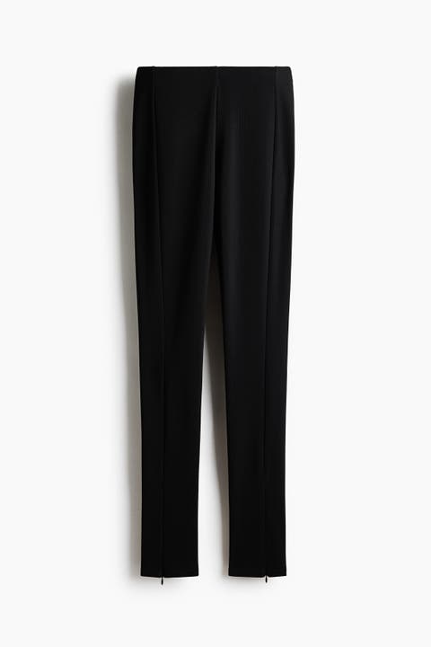 Zip-hem Leggings