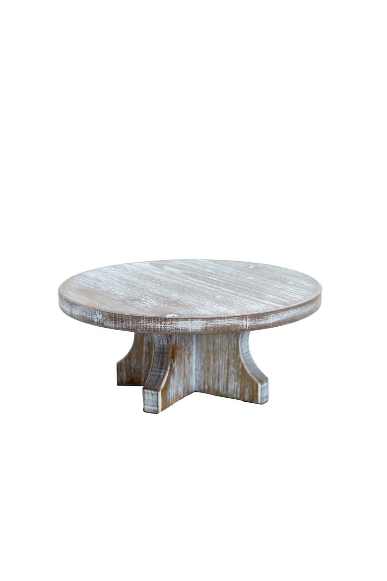 Wood 9 in. Riser with Center Cross Leg, Main, color, Brown