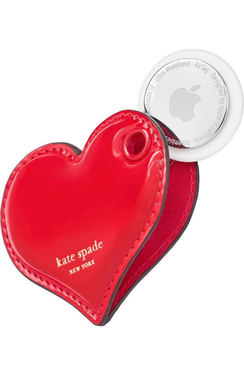 Kate Spade New York heart charm airtag<sup>®</sup> case, Alternate, color,
