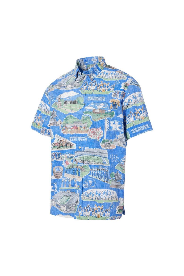 Men's Reyn Spooner Royal Kentucky Wildcats Scenic Button-Down Shirt, Alternate, color, Royal
