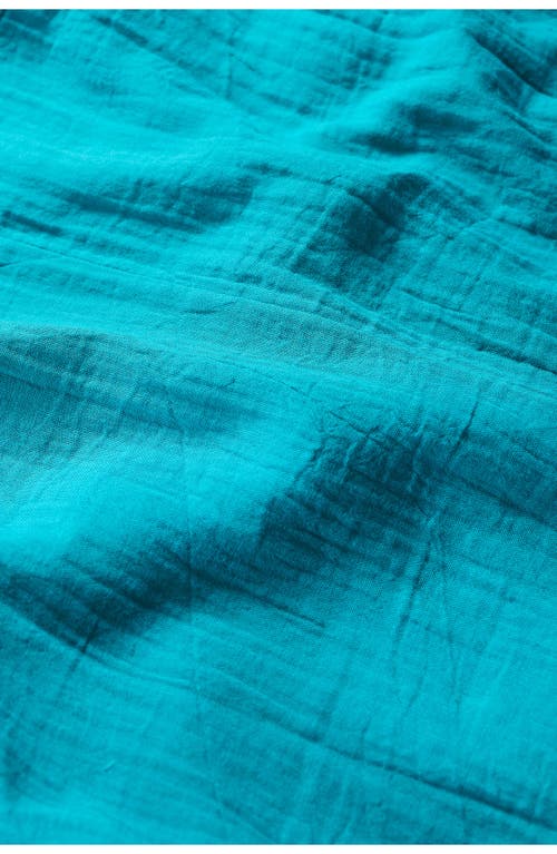 Seasalt Cornwall Sand Patterns Organic Cotton Shift Dress In Blue