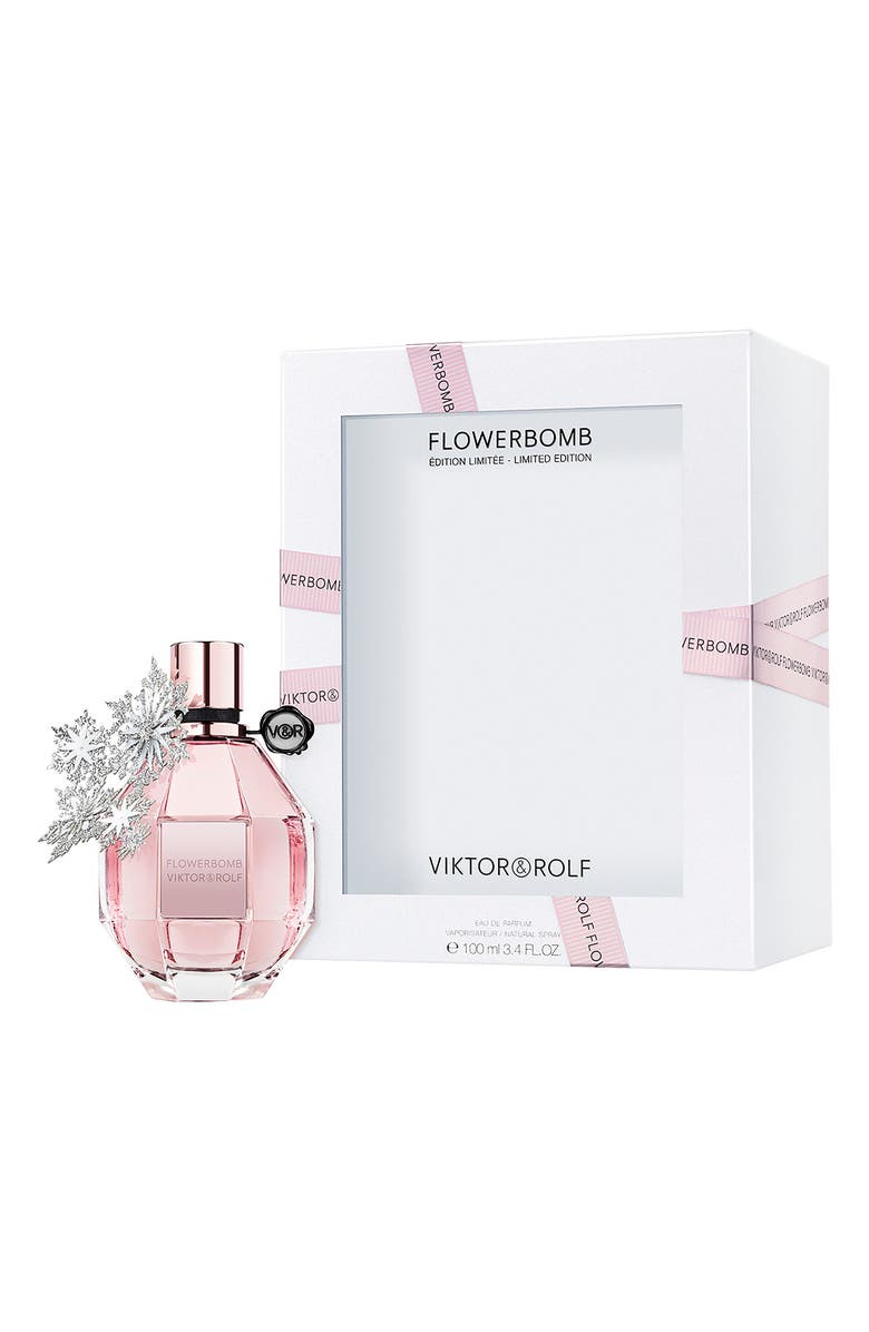 Viktor&Rolf Full Size Flowerbomb Holiday Edition Eau de Parfum, Alternate, color,