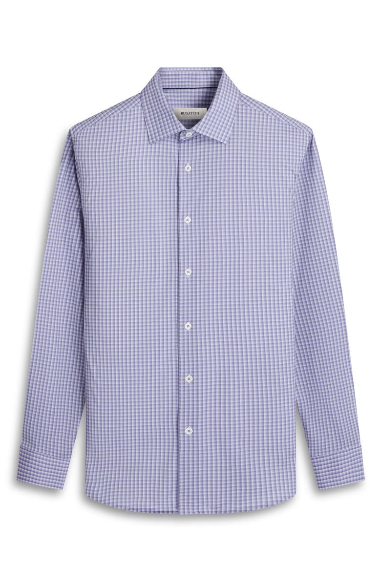 Bugatchi James OoohCotton<sup>®</sup> Checker Button-Up Shirt, Alternate, color, 