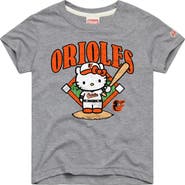 Homage Youth Homage Gray Baltimore Orioles Hello Kitty x MLB Tri-Blend T-Shirt