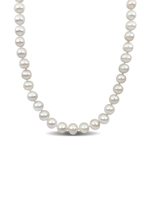 Cultured Pearl Necklace, 9–10mm
