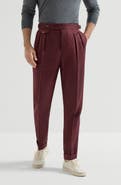 Brunello Cucinelli Linen and virgin wool trousers