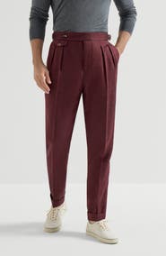 Brunello Cucinelli Linen and virgin wool trousers
