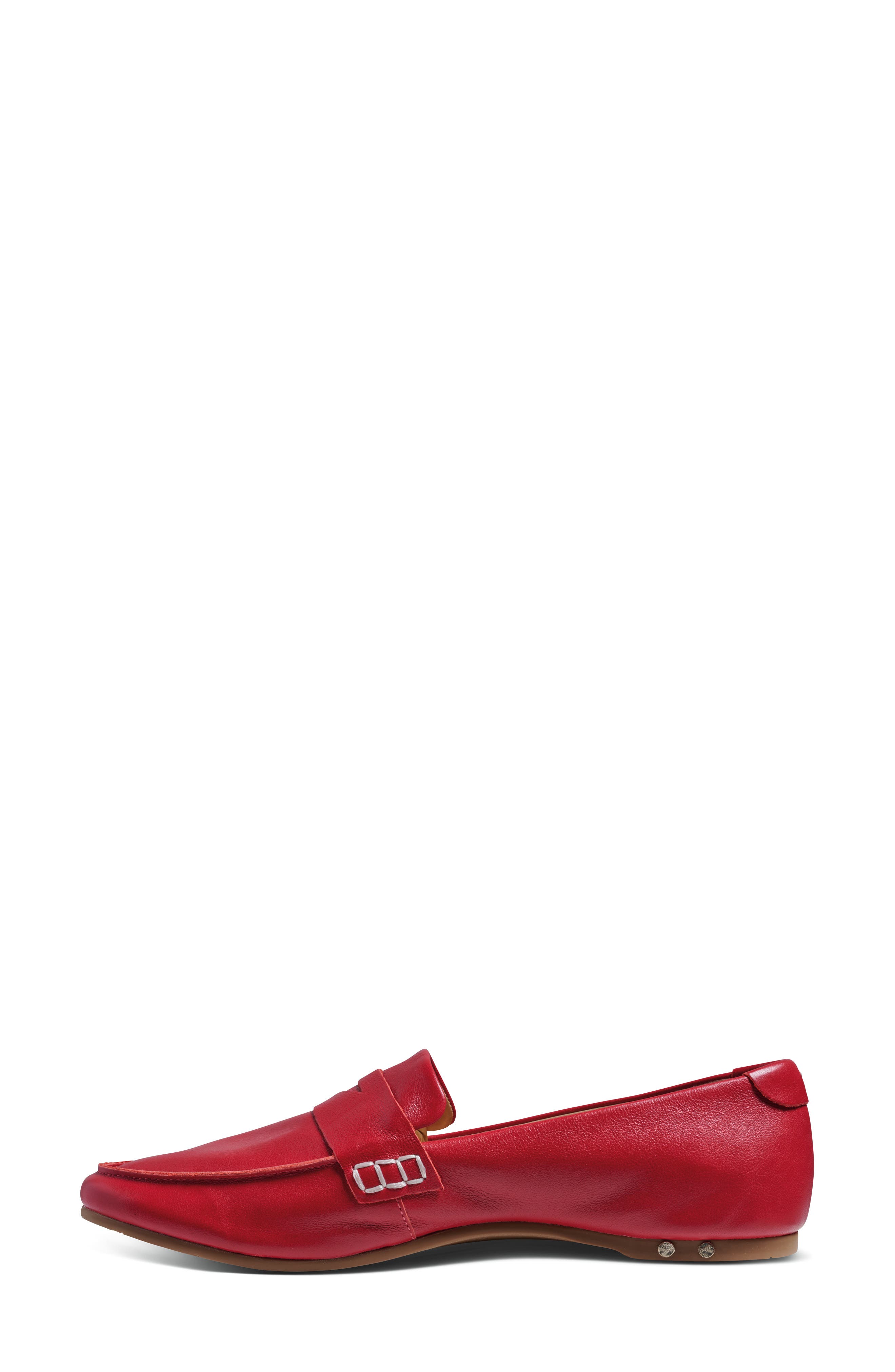 Moorhen Penny Loafer, Alternate, color, LIPSTICK