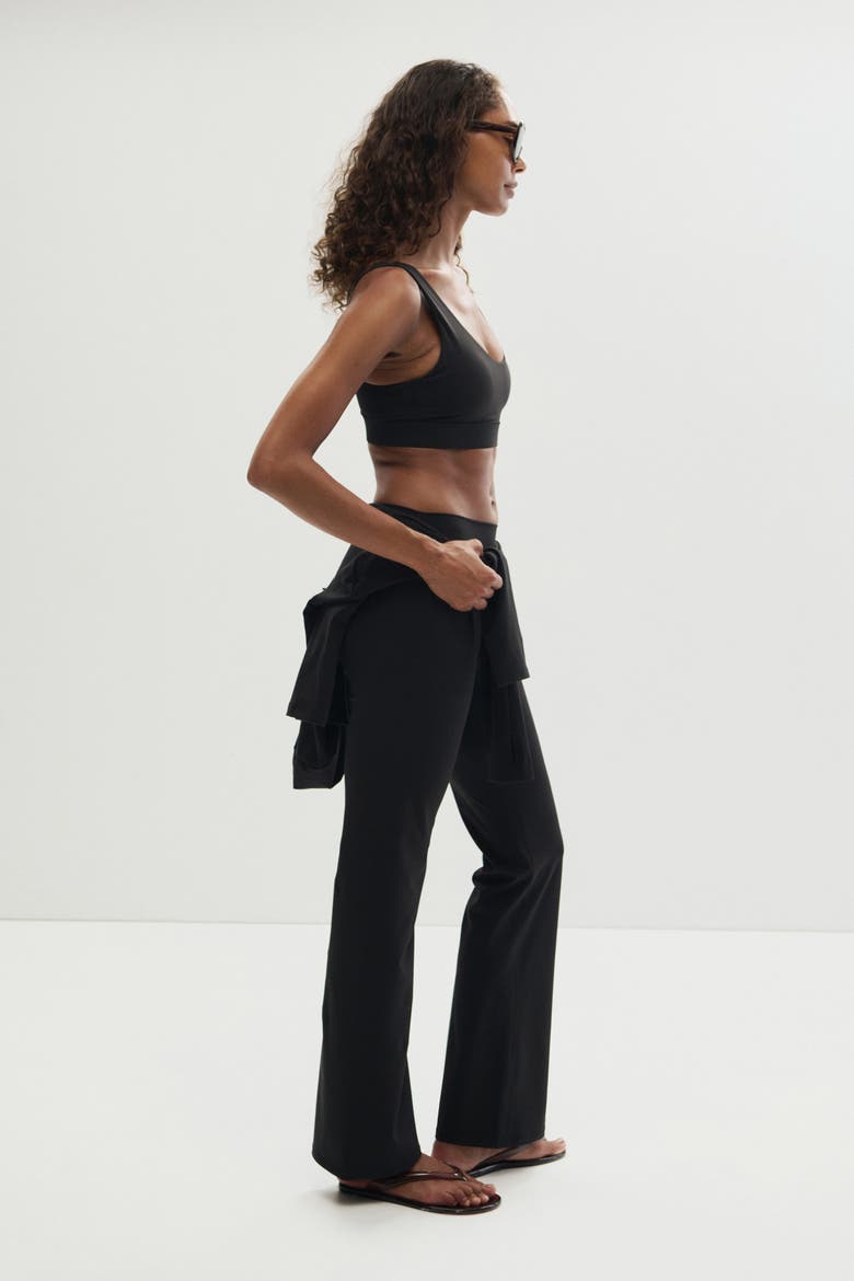 Sculptmove Flared Sports Leggings, Alternate, color, Black