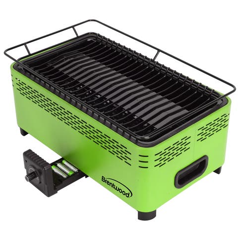 BBF-31G Non-Stick Smokeless Portable BBQ, Green