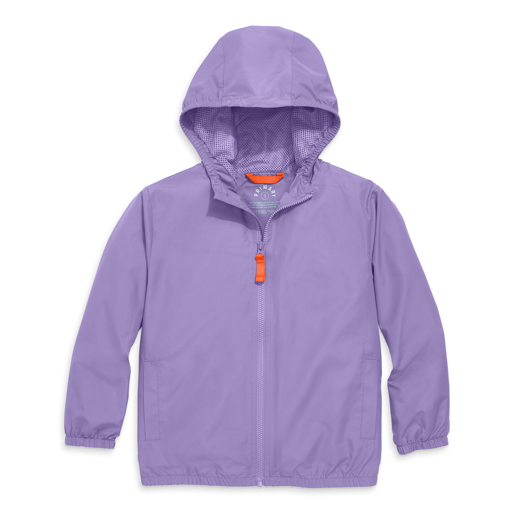 Primary Kids Packable Windbreaker In Iris
