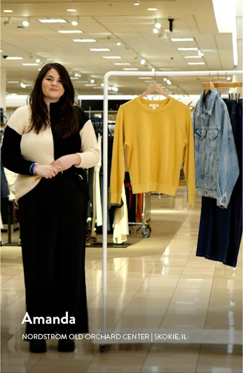 Shrunken Terry Sweatshirt, sales video thumbnail