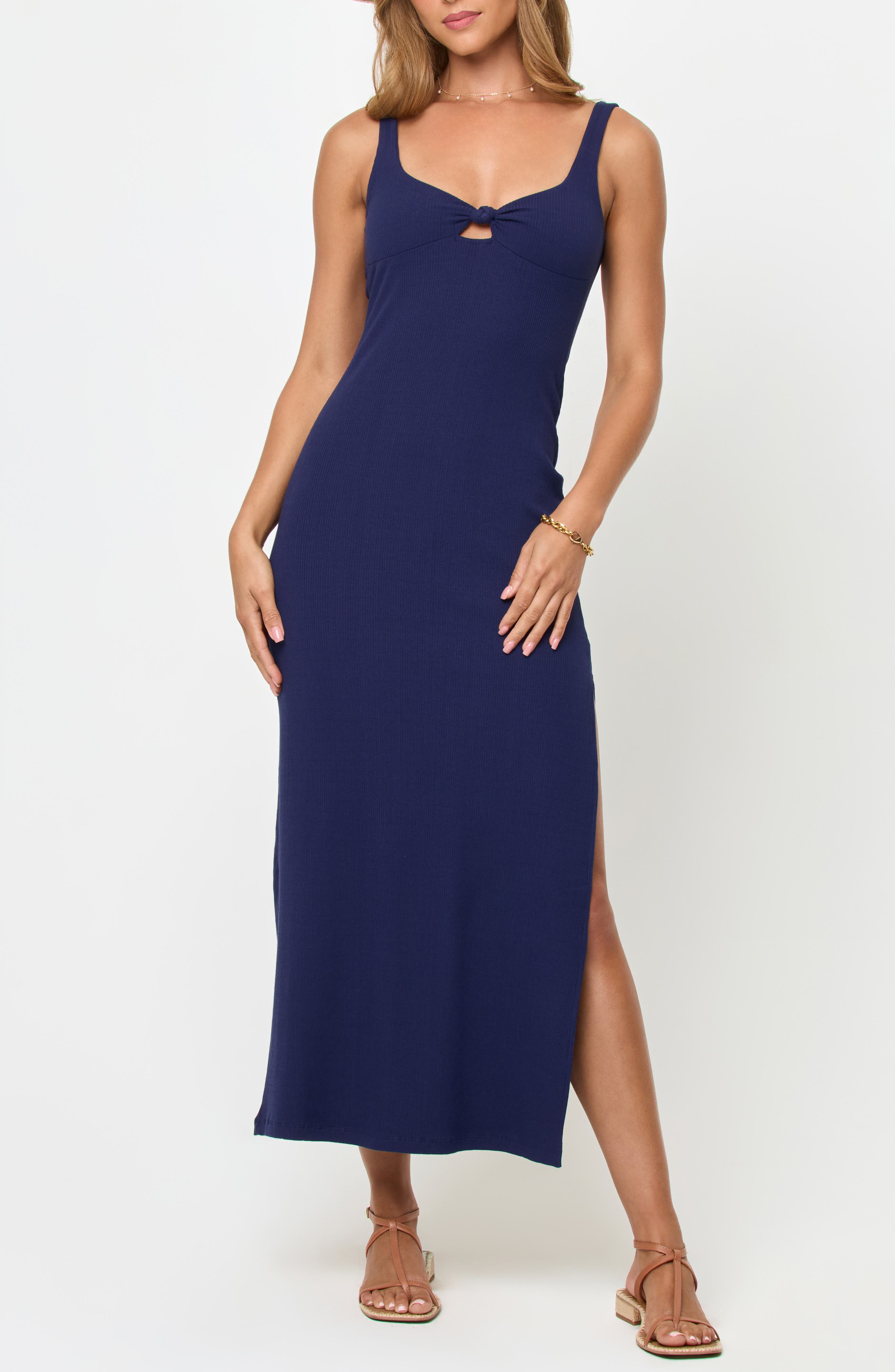 L*space Lspace Alexis Cover-up Midi Dress In Blue