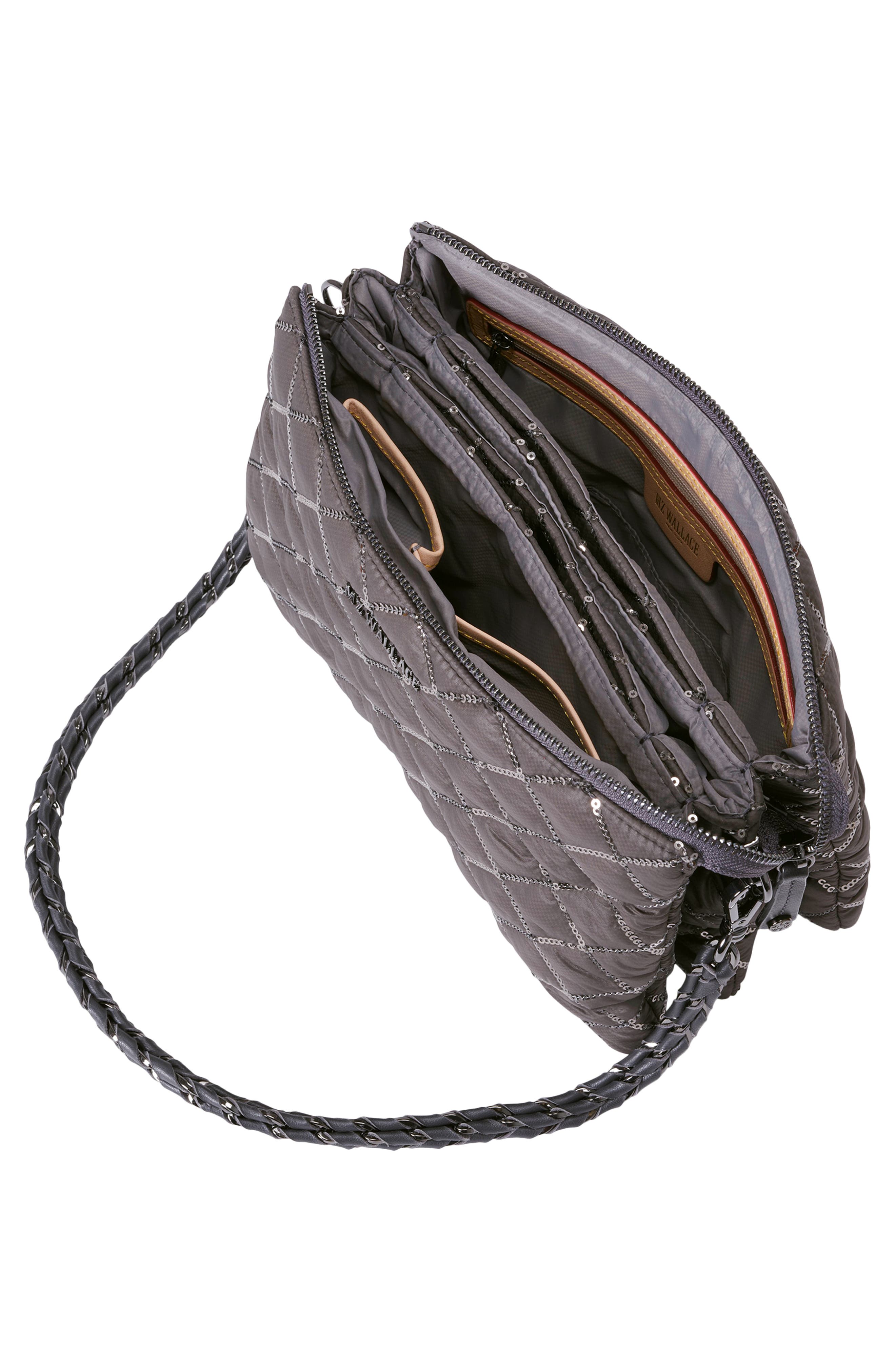 MZ Wallace Large Crosby Pippa Quilted Shoulder Bag, Alternate, color, 