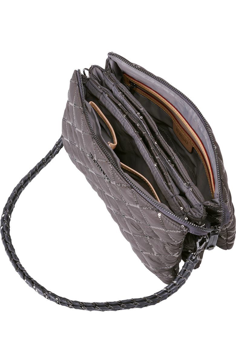 MZ Wallace Large Crosby Pippa Quilted Shoulder Bag, Alternate, color,