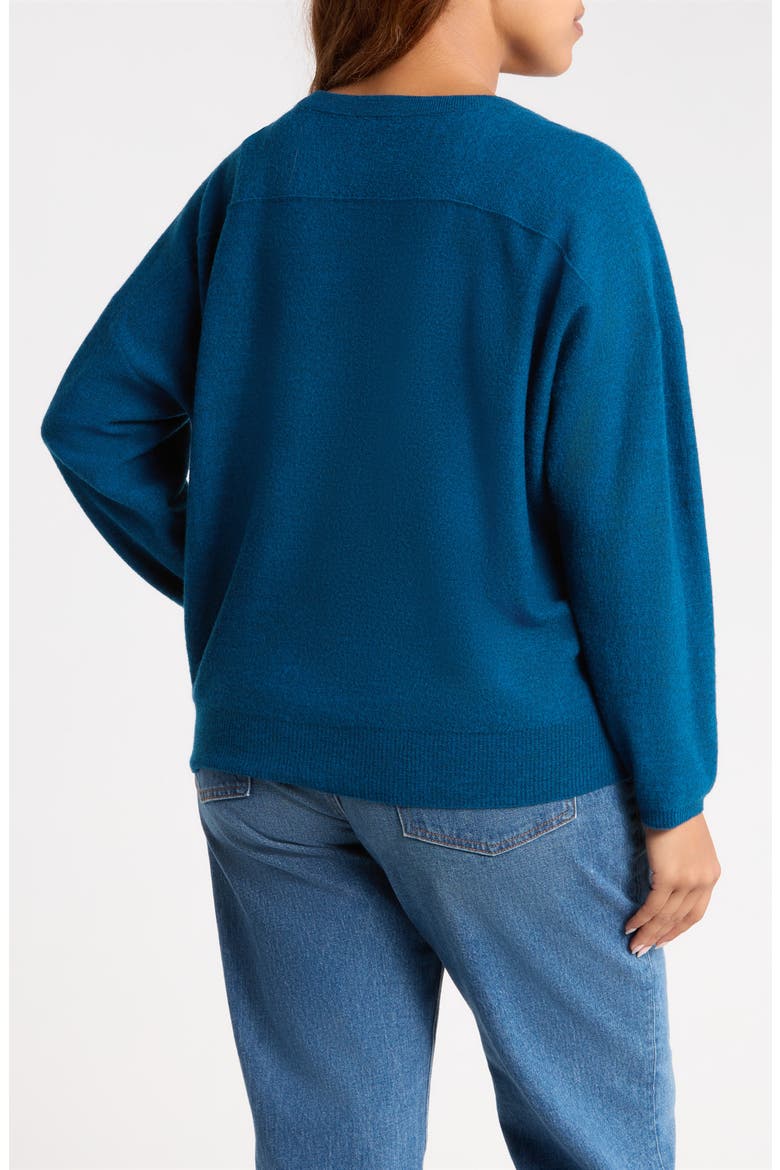 Crewneck Wool Sweater, Alternate, color, SAIL BLUE