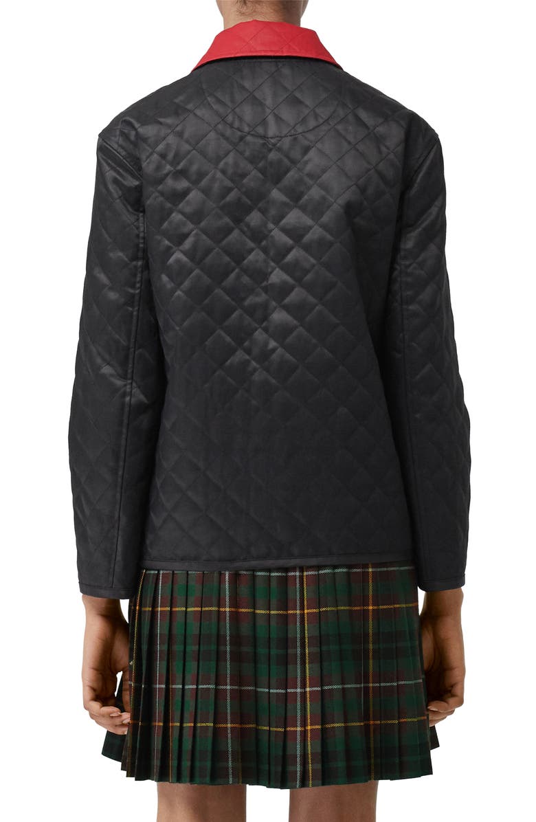 Burberry Dranefield Diamond Quilted Jacket, Alternate, color, 