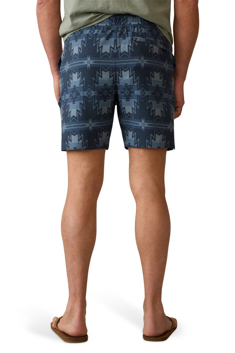 DGF Shorelite Performance Swim Trunks, Alternate, color, NIGHT NAVY STARS