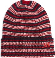 Damson Madder Stripe Beanie