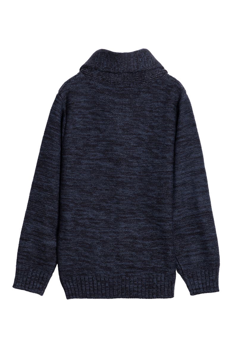 Kids' Cable Knit Cardigan, Alternate, color, NAVY