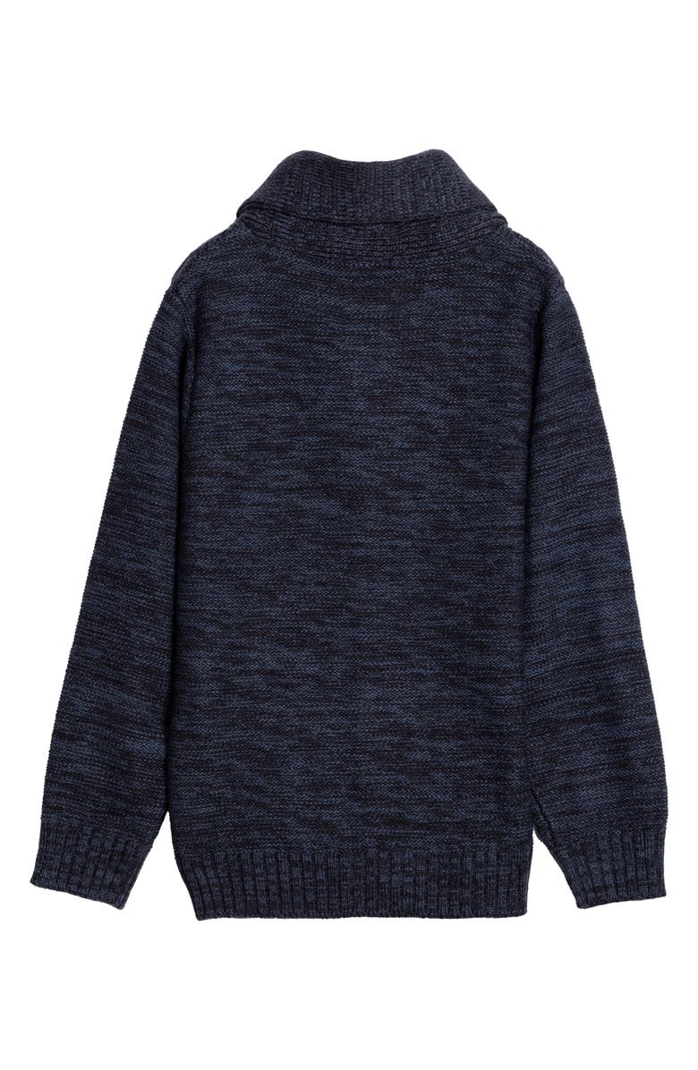 XRAY Kids' Cable Knit Cardigan, Alternate, color, Navy
