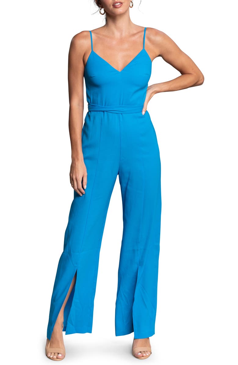 Dress the Population Stevie Jumpsuit, Main, color, China Blue