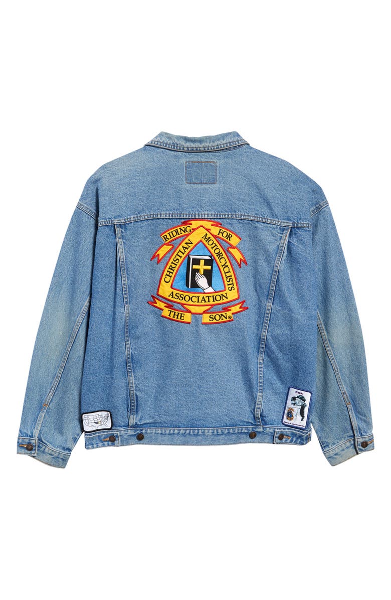 Goodfair Unisex Vintage '90s Jordache Patch Denim Jacket, Alternate, color,