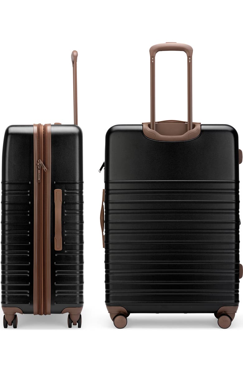 Von Dutch Retro Trek 3-Piece Expandable Hardside Spinner Luggage Set, Alternate, color, Black