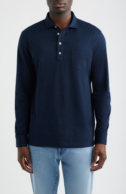 Landon Crown Crafted Long Sleeve Polo
