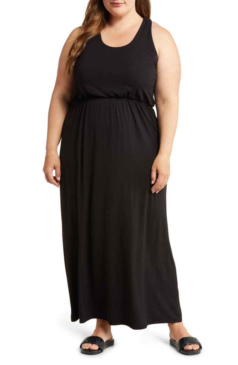 Caslon<sup>®</sup> Sleeveless Maxi Dress, Main, color, 