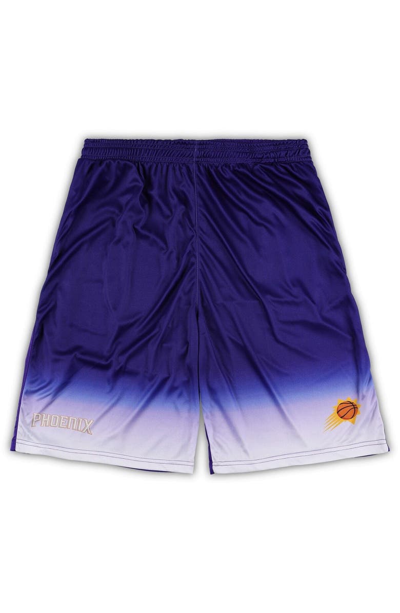 FANATICS Men's Fanatics Branded Purple Phoenix Suns Big & Tall Fadeaway Shorts, Main, color, Purple