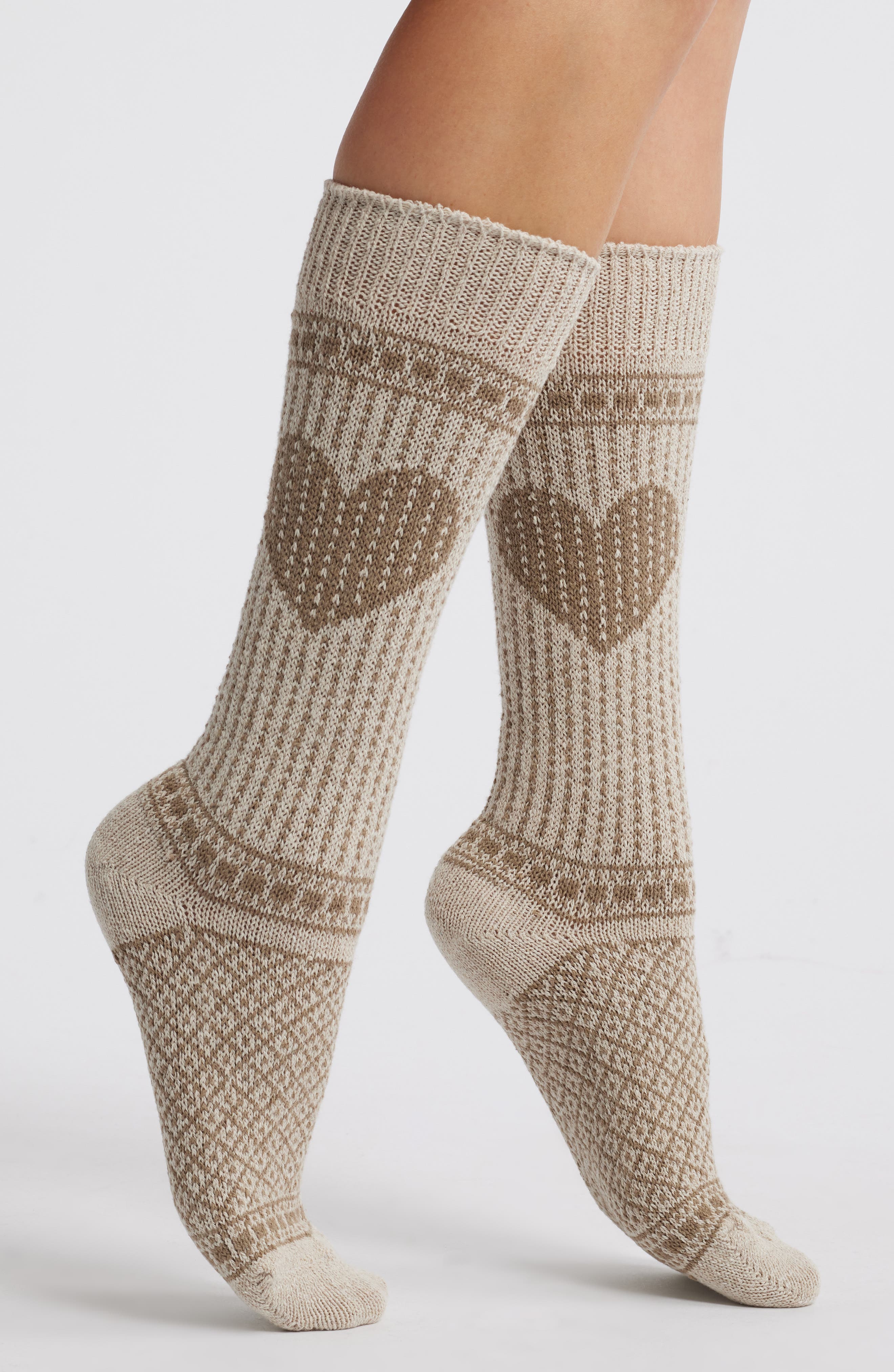 American Trench The Heart Recycled Cotton Blend Crew Socks (Women ...