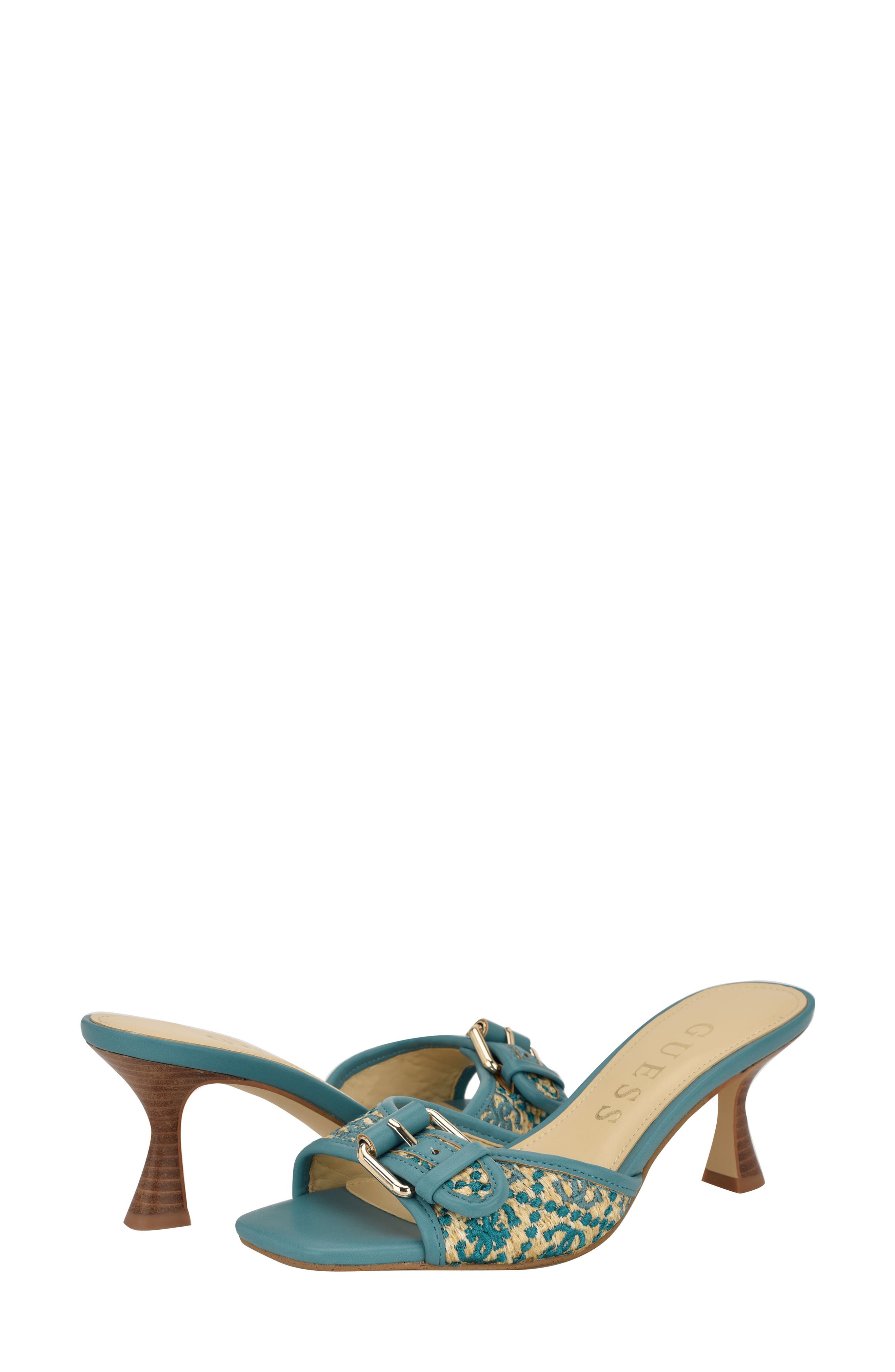 GUESS Dista 4 Sandal, Alternate, color, Light Blue