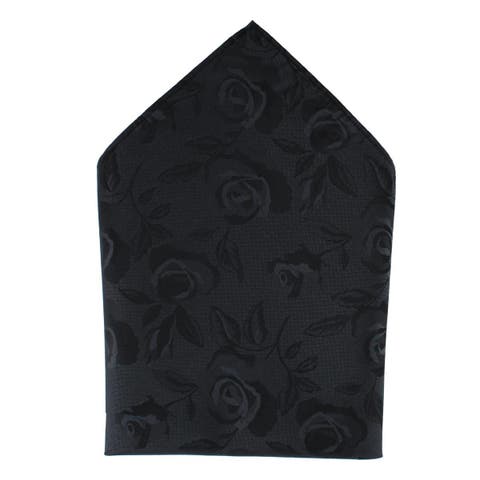 Rose Print Tone on Tone Pocket Square