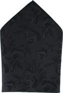 Ascentix Rose Print Tone on Tone Pocket Square