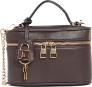 London Fog Faux Leather Vanity Bag