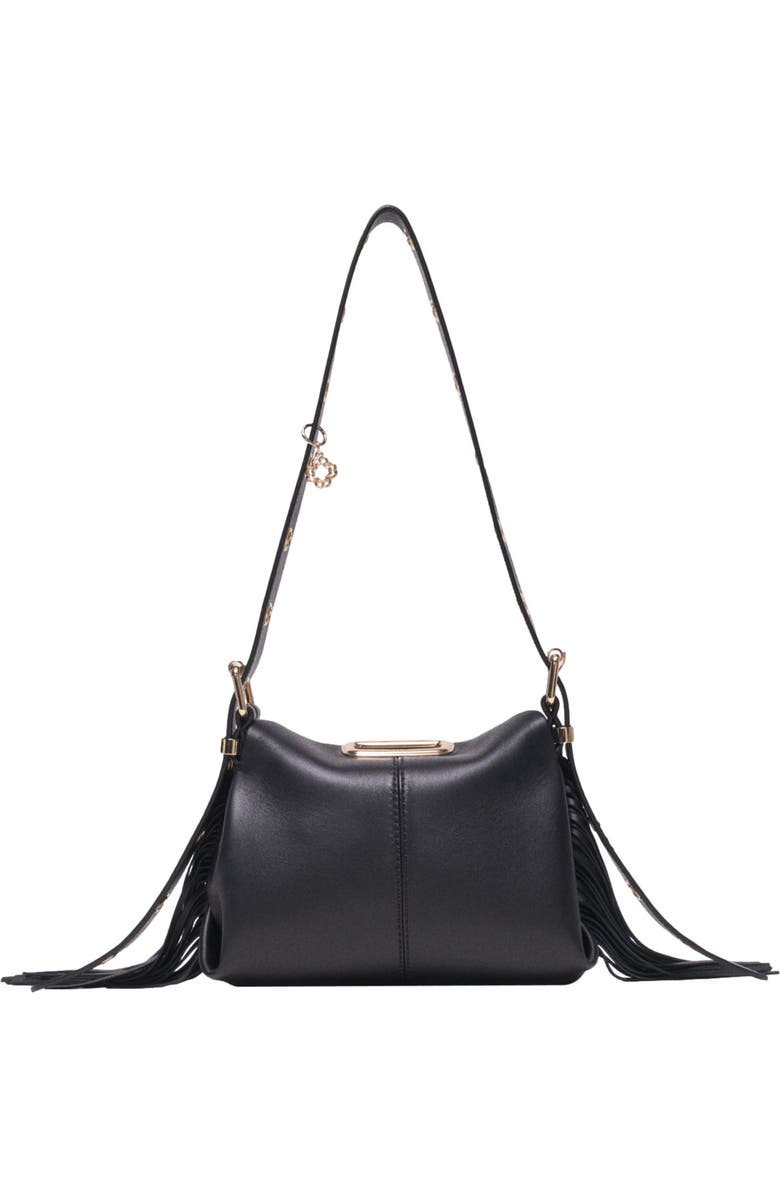 maje Gold handle Miss M Mini bag, Main, color, Black