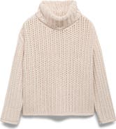 MANGO Openwork Turtleneck Sweater