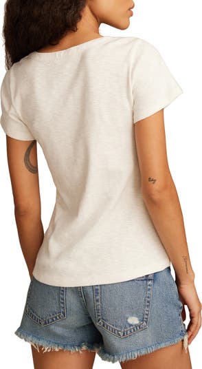 売れ筋商品|||ラッキーブランド カットソー トップス レディース Women's Cotton Cutwork Henley Tee True Navy Lucky Brand Women's Long Sleeve Cutwork Henley, Navy at