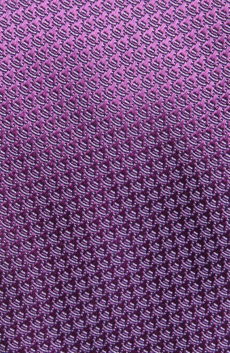 Duchamp Micro Silk Tie, Alternate, color, Purple