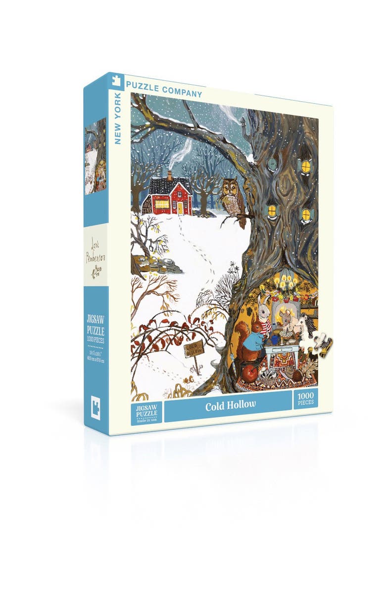 NEW YORK PUZZLE COMPANY Cold Hollow 1000 Piece Puzzle, Alternate, color, NO COLOR