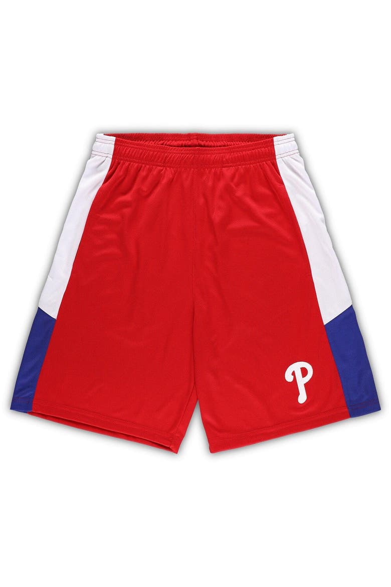 Men's Red Philadelphia Phillies Big & Tall Team Shorts, Main, color, Red