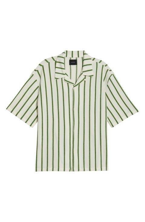 Naz Stripe Camp Shirt