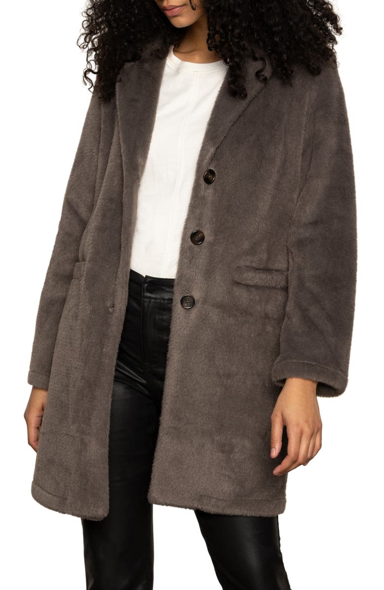 Sanctuary Hometown Faux Fur Jacket, Alternate, color,
