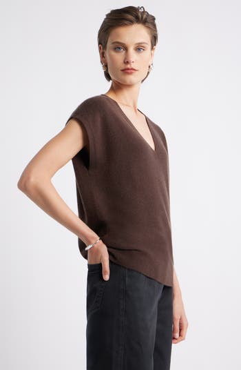 Cashmere V-Neck Sweater Vest