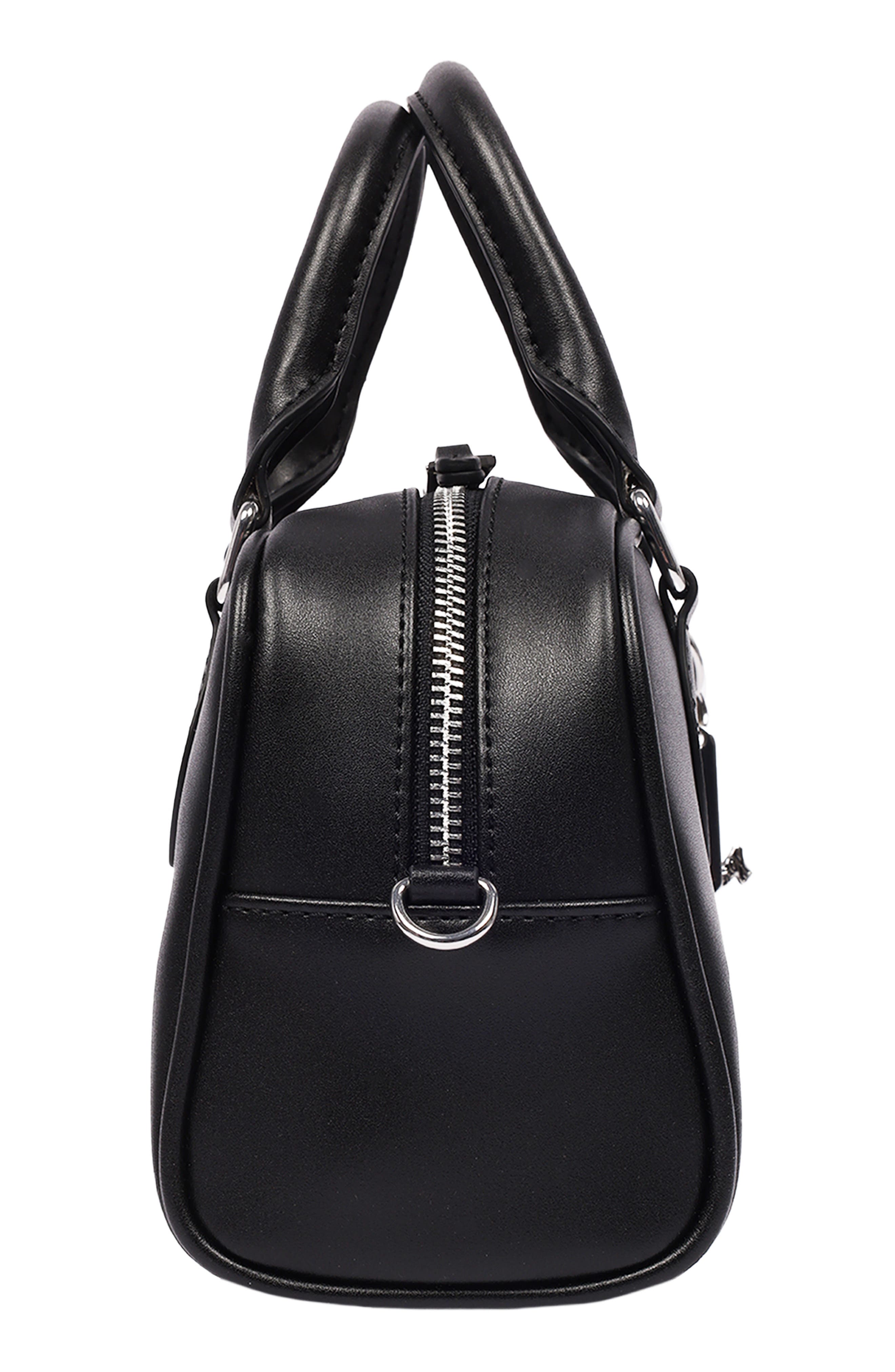 True Religion Bombe Logo Satchel, Alternate, color, 