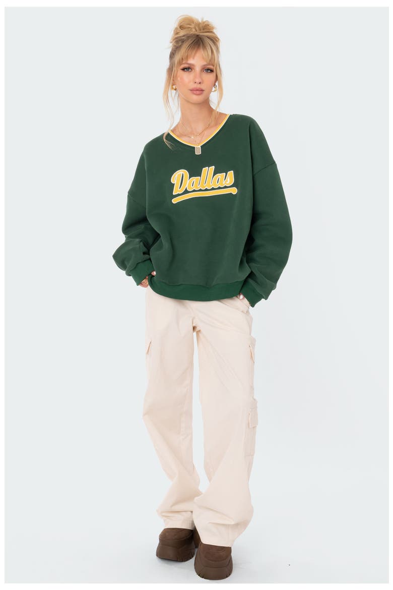Dallas Sweatshirt, Alternate, color, GREEN