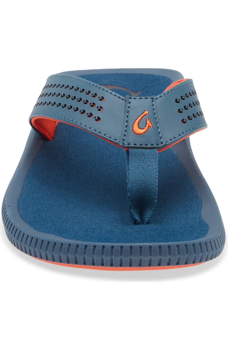 OluKai Ulele Flip Flop, Alternate, color, Lagoon / Lagoon